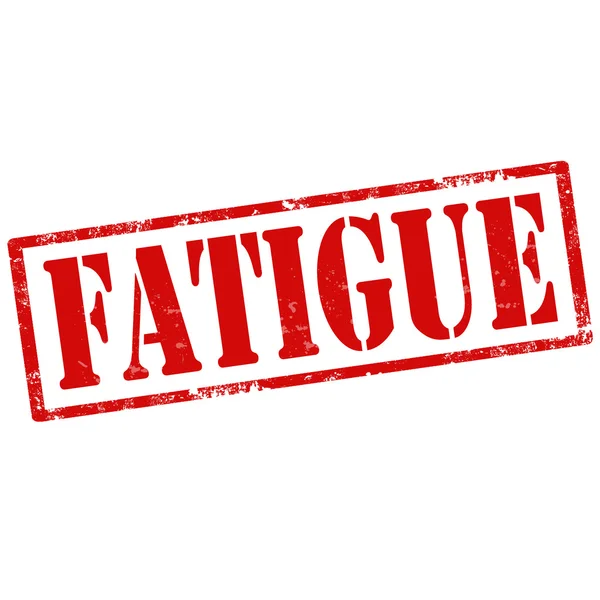 Fatigue-stamp — Stock Vector