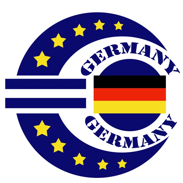德国标签 — 图库矢量图片