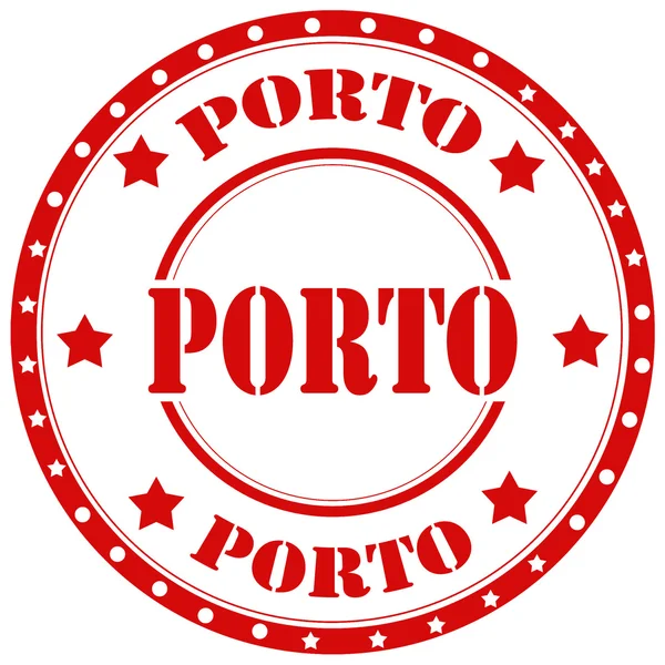 Carimbo do porto — Vetor de Stock