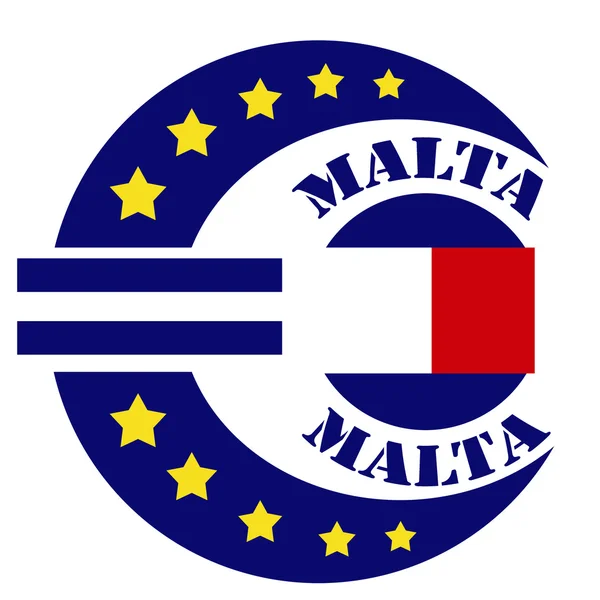 Μάλτα-ετικέτα — Διανυσματικό Αρχείο