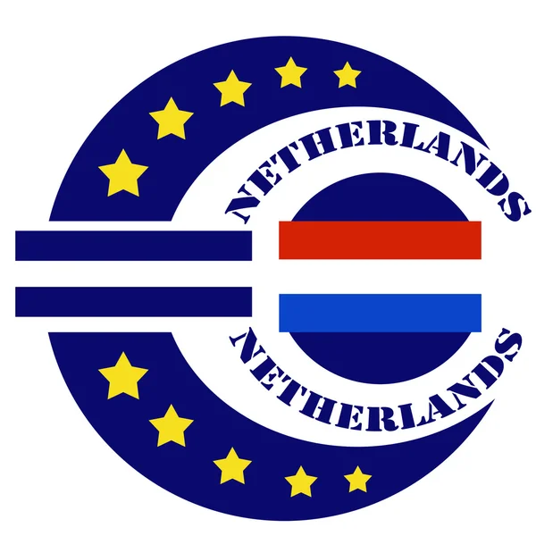 Netherlands-label — Stock Vector