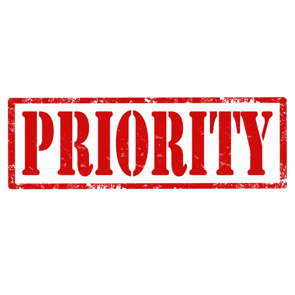 Priority-stamp — Stock Vector