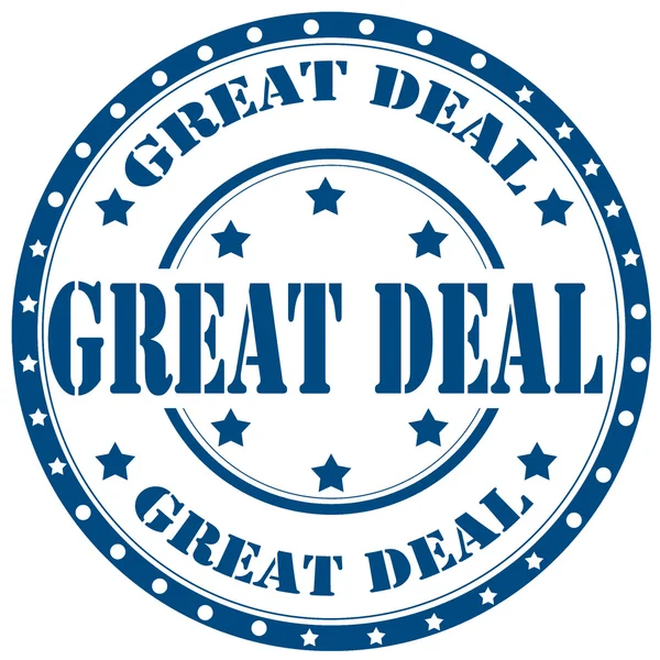 Grote deal-stempel — Stockvector