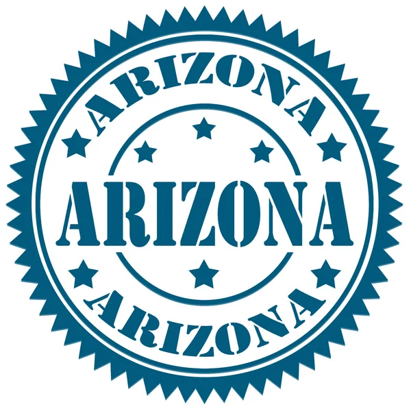 Arizona-stamp — Stock Vector