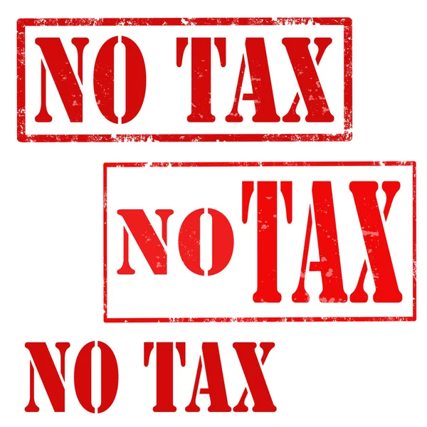 Keine Steuerstempel — Stockvektor