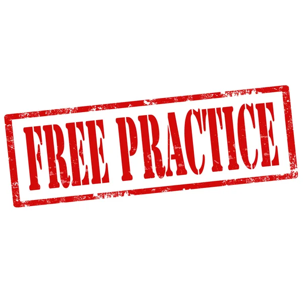 Free Practice-stamp — Stock Vector