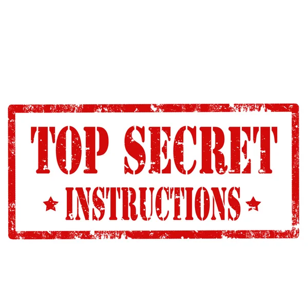 Sello Top Secret — Vector de stock