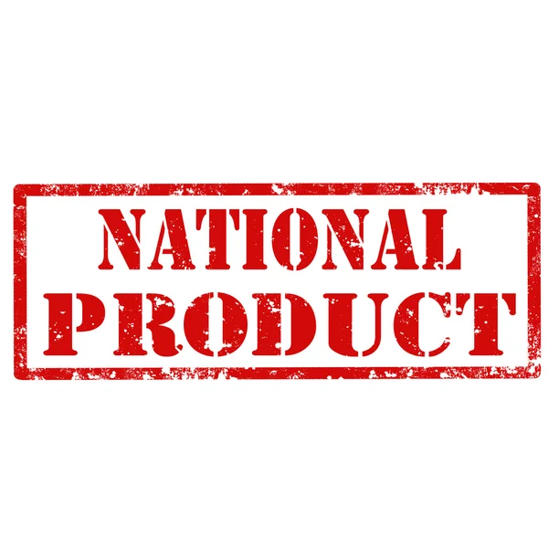 Timbre-produit national — Image vectorielle