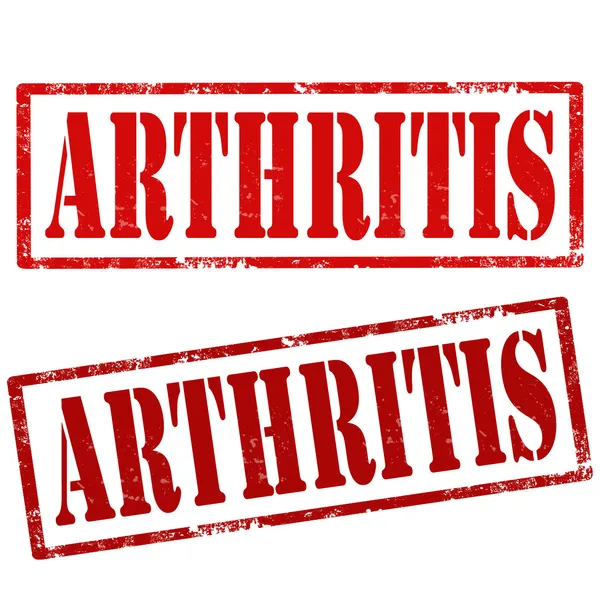 Artrite-francobolli — Vettoriale Stock