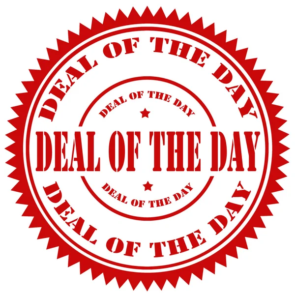 Deal van de dag-stempel — Stockvector