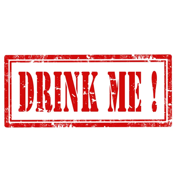 Drink Me! -stamp — стоковый вектор