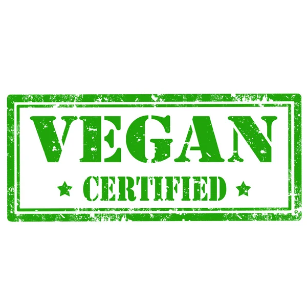 Vegan-stamp — Stock Vector