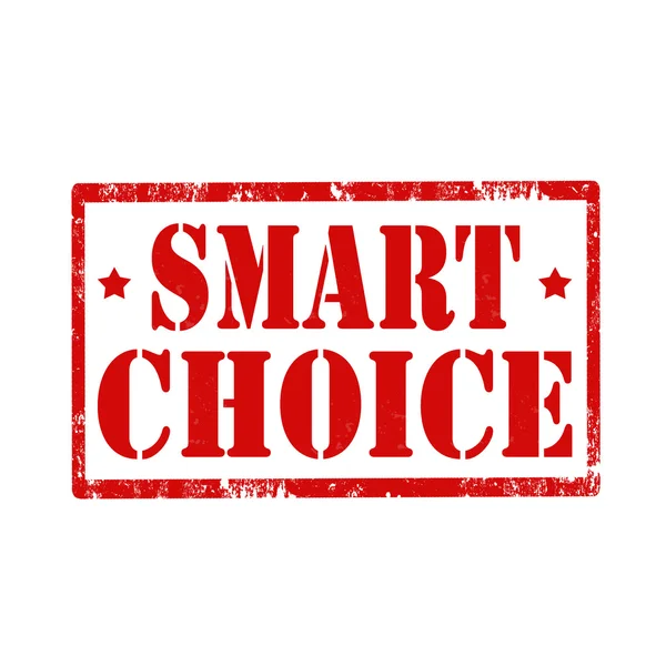 Timbro Smart Choice — Vettoriale Stock
