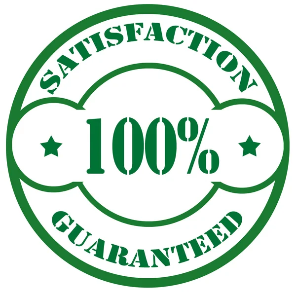 Satisfaction Timbre garanti — Image vectorielle