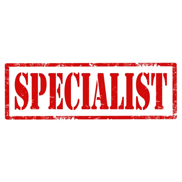 Specialist-stempel — Stockvector