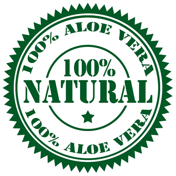 Aloe vera-bélyeg — Stock Vector