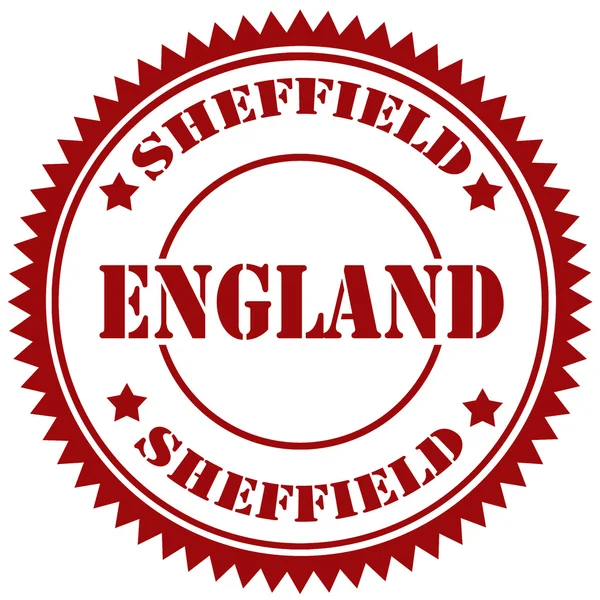 Sheffield-stamp — Stock Vector