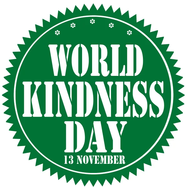 World Kindness Day-label — Stock Vector