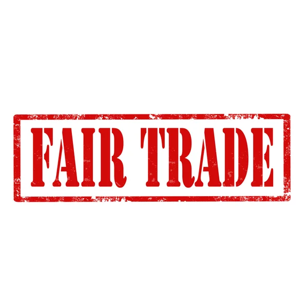 Fair-Trade-Stempel — Stockvektor