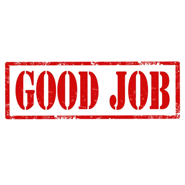 Good Job-stamp — Stock Vector