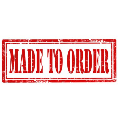 sipariş-damgalamak için yapılan