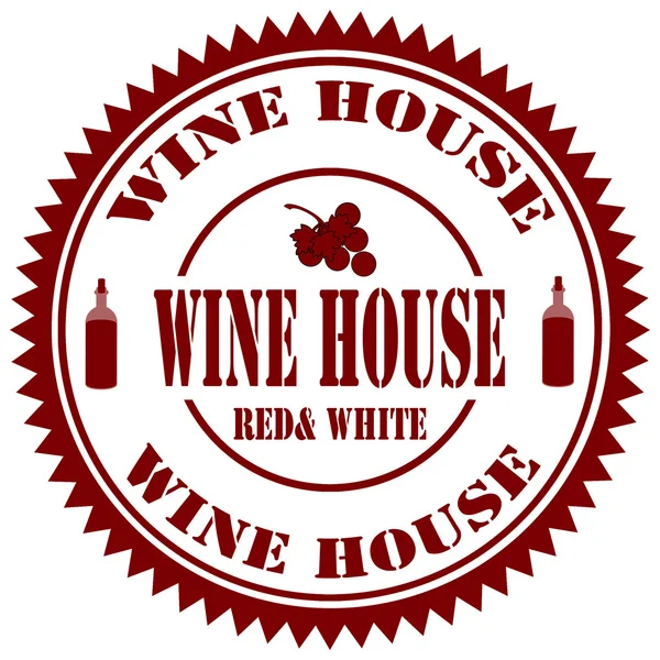 Timbre Maison du Vin — Image vectorielle