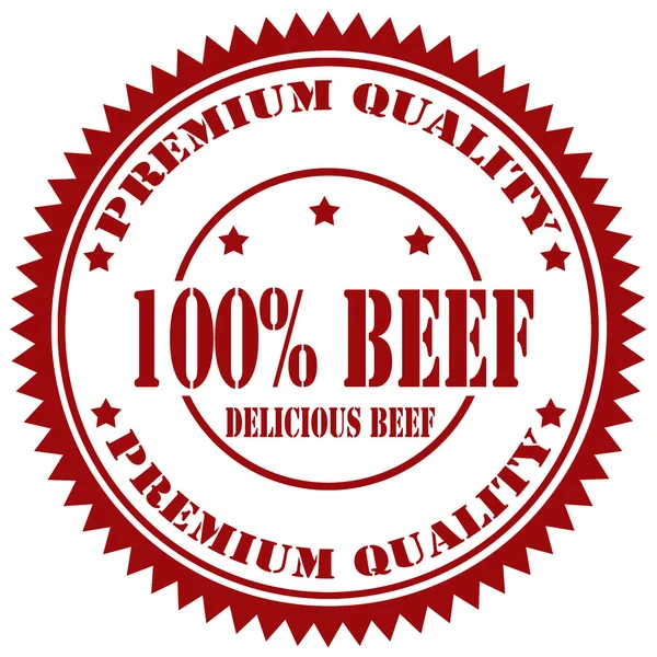 Beef-stamp — Stock Vector