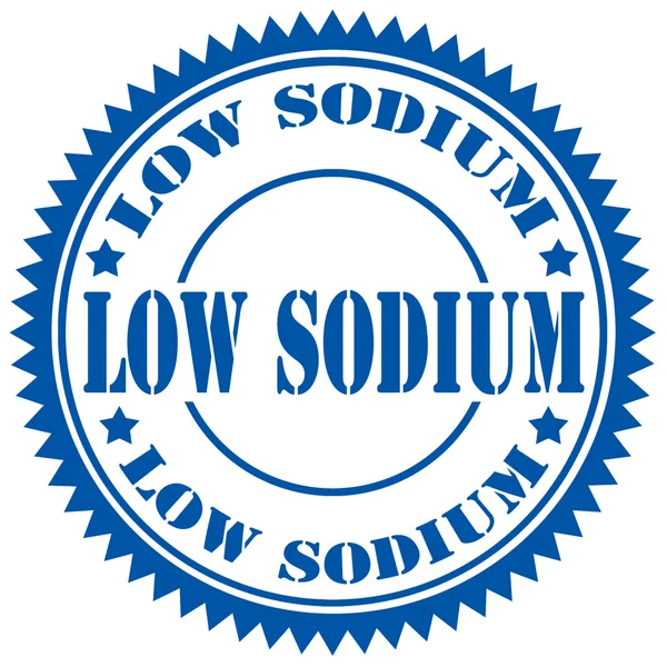 Timbre à faible teneur en sodium — Image vectorielle