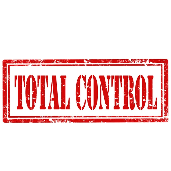 Sello de control total — Archivo Imágenes Vectoriales