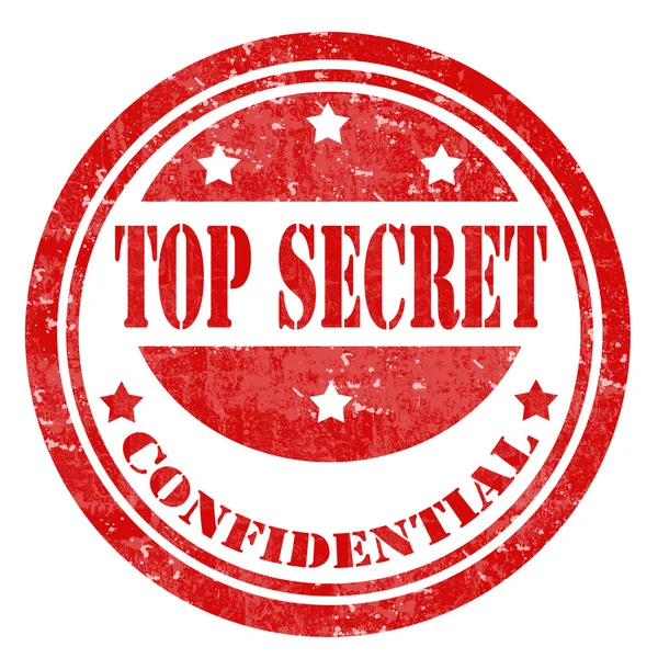 Top Secret-stamp — Stock Vector