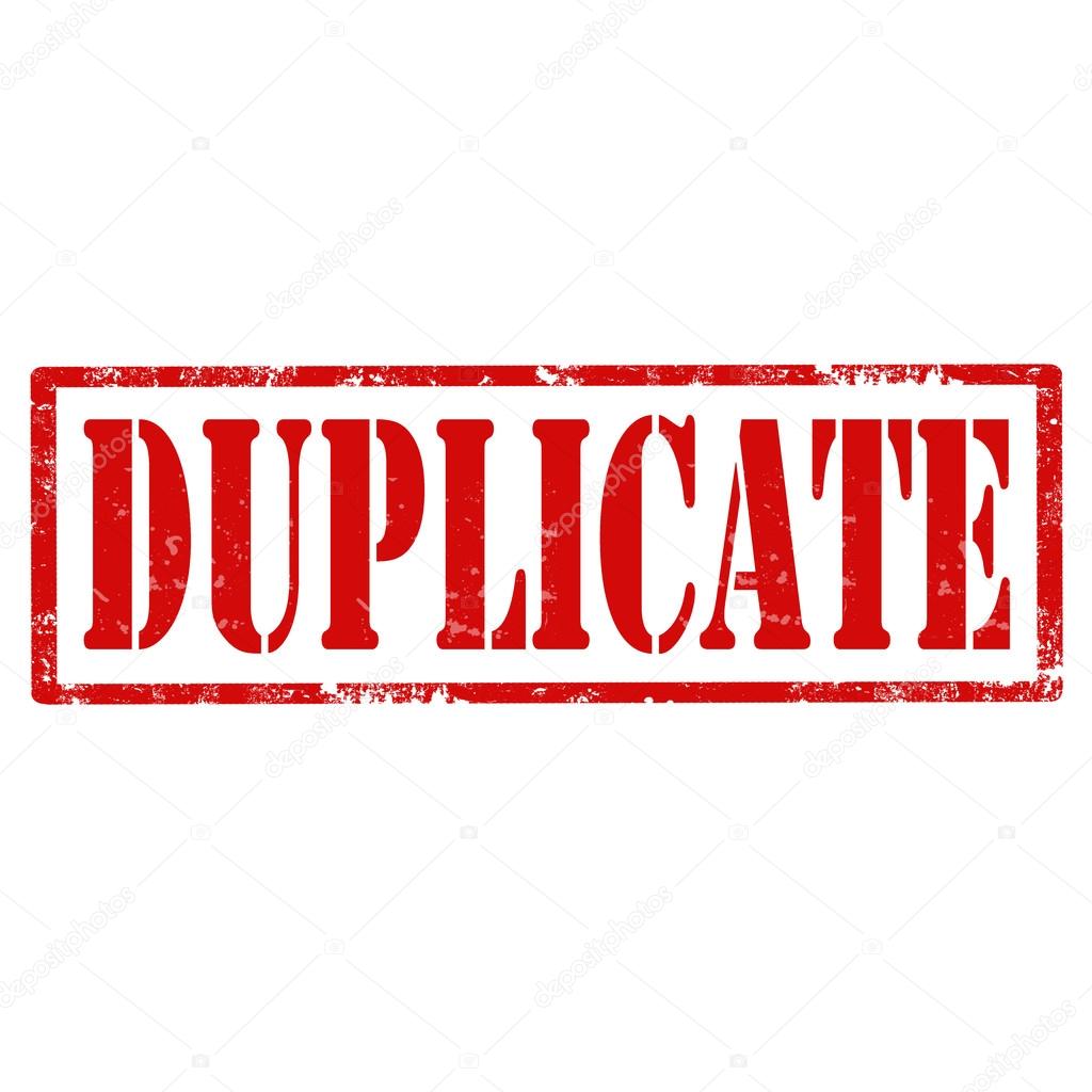 Duplicate-stamp