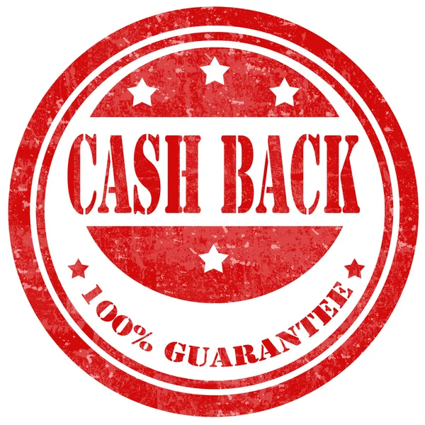 Cash back-stempel — Stockvector