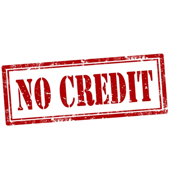 Geen credit-stempel — Stockvector