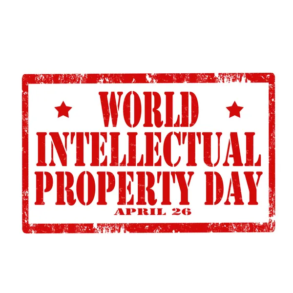 Día Mundial de la Propiedad Intelectual — Vector de stock
