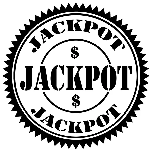 Jackpot-Stempel — Stockvektor