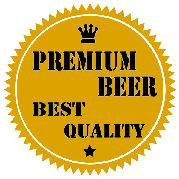 Etykiety piwa premium — Wektor stockowy