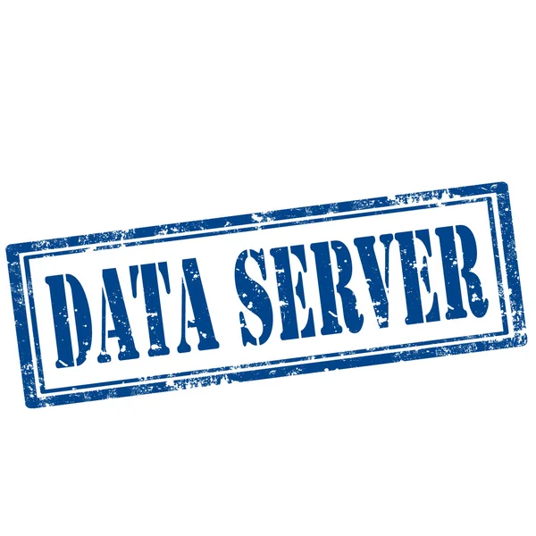 Data Server-stamp — Stock Vector