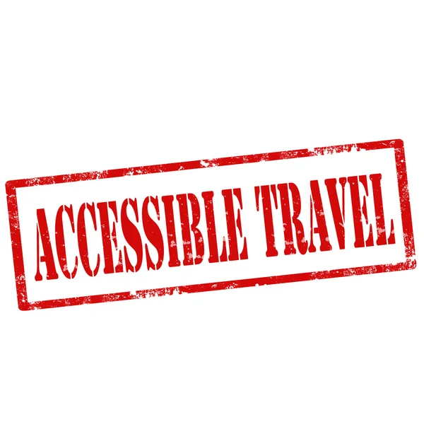 Accessible Travel-stamp — Stock Vector