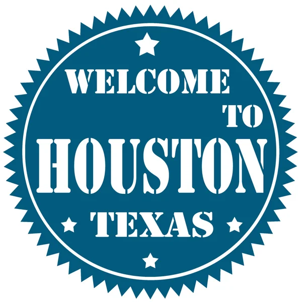 Welcome To Houston — Stock Vector