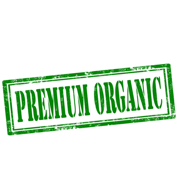 Premium Organic-stamp — Stock Vector