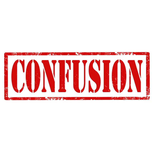 Tampon de confusion — Image vectorielle