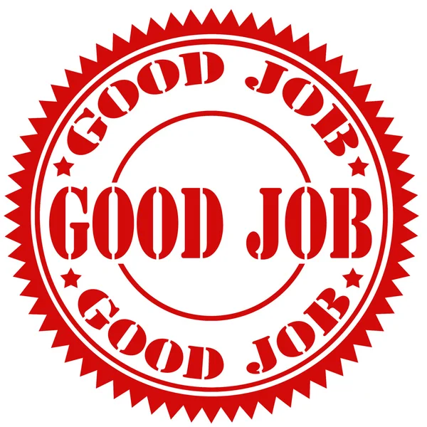 Good Job-stamp — Stock Vector