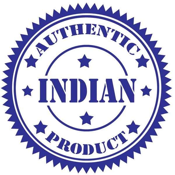 Indický razítko — Stockový vektor