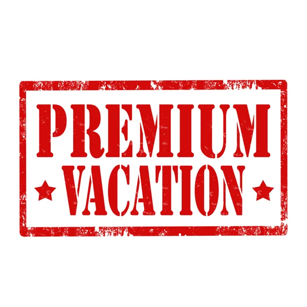 Carimbo de férias premium — Vetor de Stock