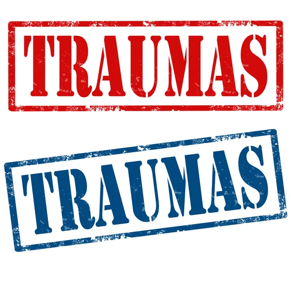 Traumas-sellos — Vector de stock