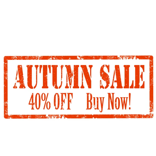 Carimbo de venda de outono — Vetor de Stock