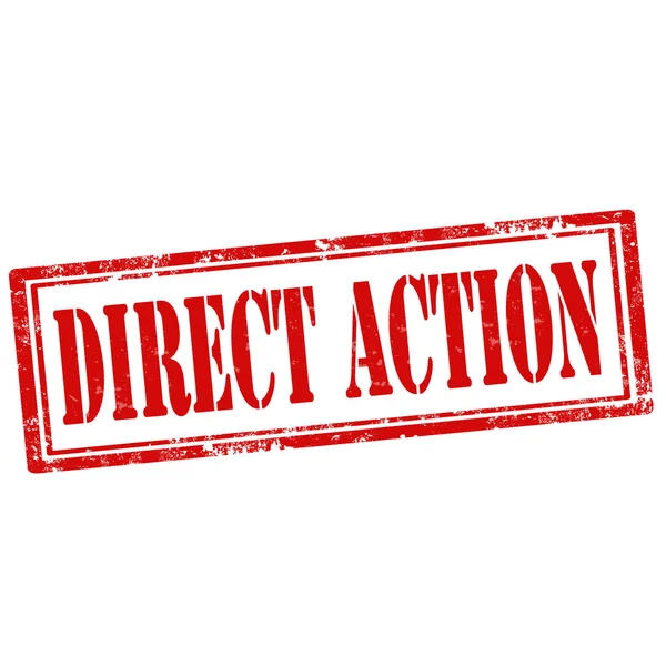 Timbre d'action directe — Image vectorielle