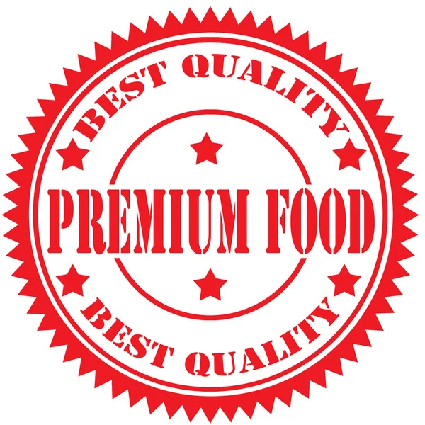 Premium Sello alimenticio — Vector de stock
