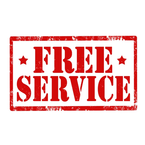 Timbro di servizio gratuito — Vettoriale Stock
