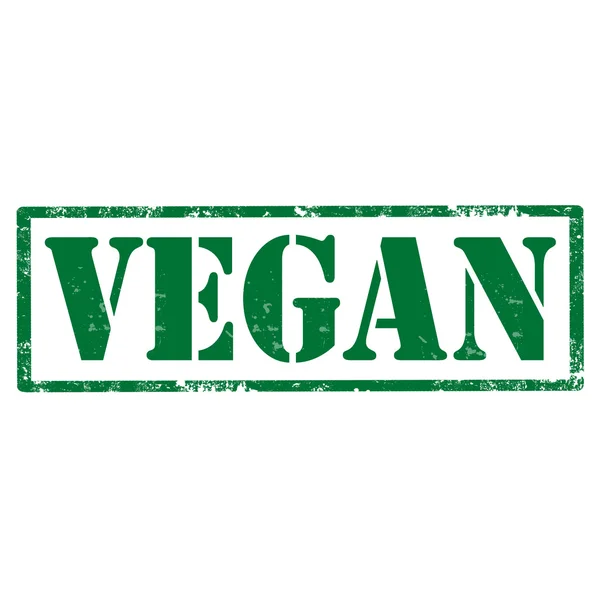 Sello vegano — Vector de stock